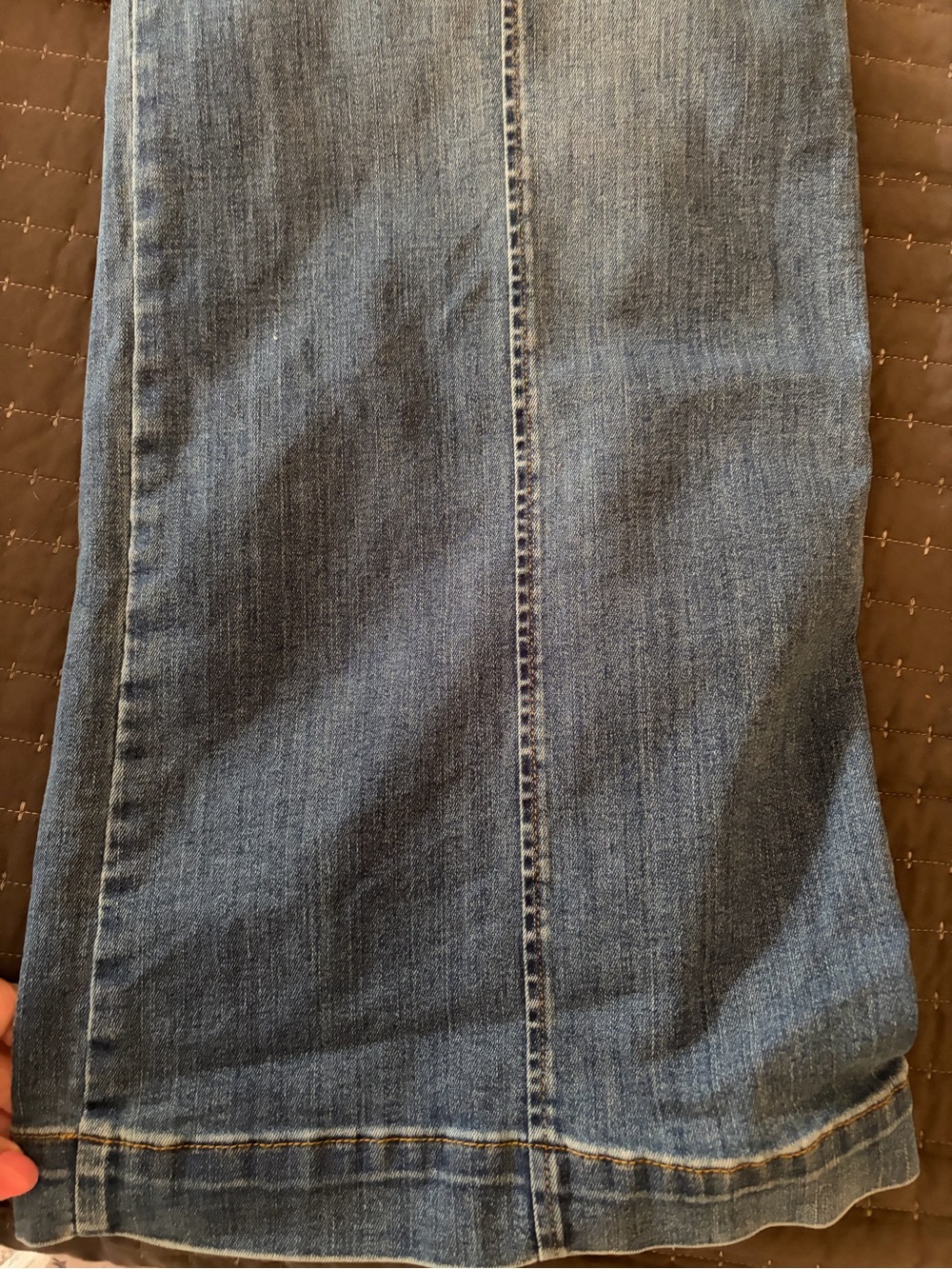 Spanx Wide Leg High-Rise Pull on Denim Women's - Blue - Picture 6 of 14